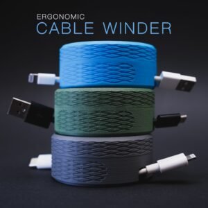 Ergonomic Cable Winder - Tangle Free