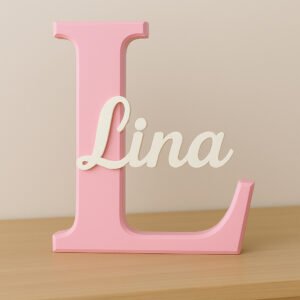 Personalized Initial and Name Sign