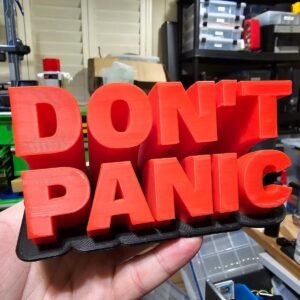 Custom Sweeping Text Nameplate