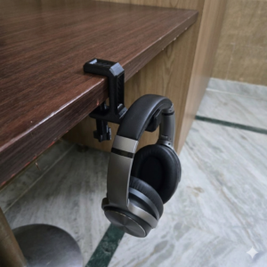 Clamp-On Desk Headphone Holder