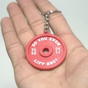 Gym Plate Keychain