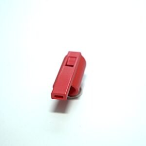 Loud Red Toy Whistle Keychain